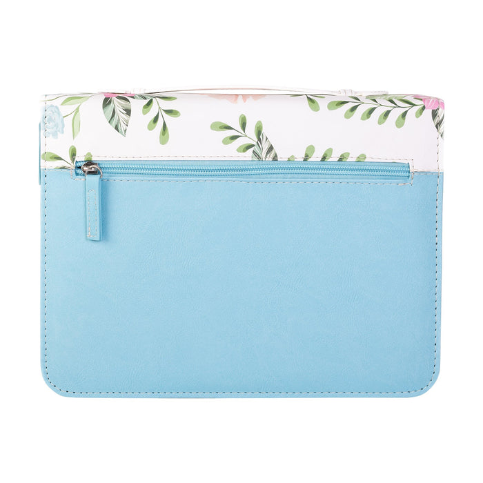Divinity Boutique Divine Details: Bible Cover - Floral Blue