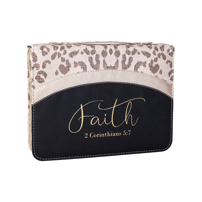 divinity boutique Divine Details: Bible Cover - Leopard w/Metallic Gold