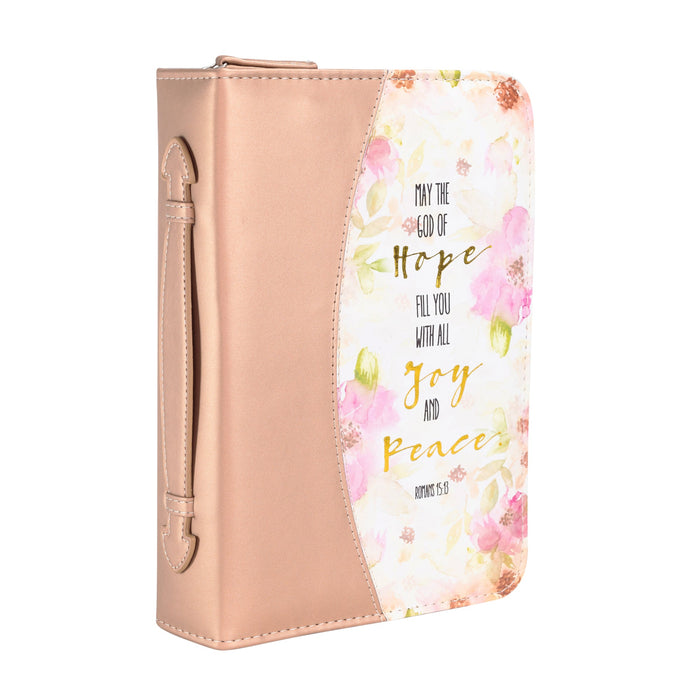 divinity boutique Divine Details: Bible Cover - Peach God of Hope - Romans 15:13