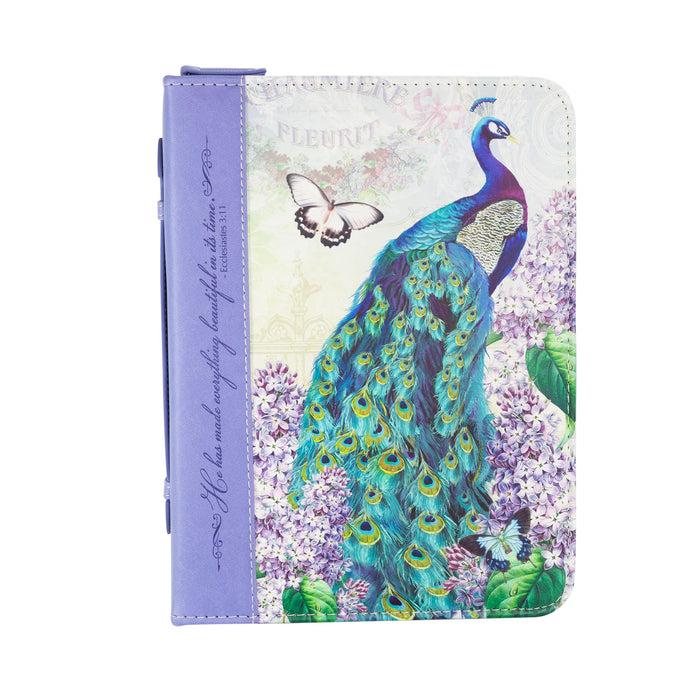 Divinity Boutique Divine Details: Bible Cover - Peacock - Ecclesiastes 3:11