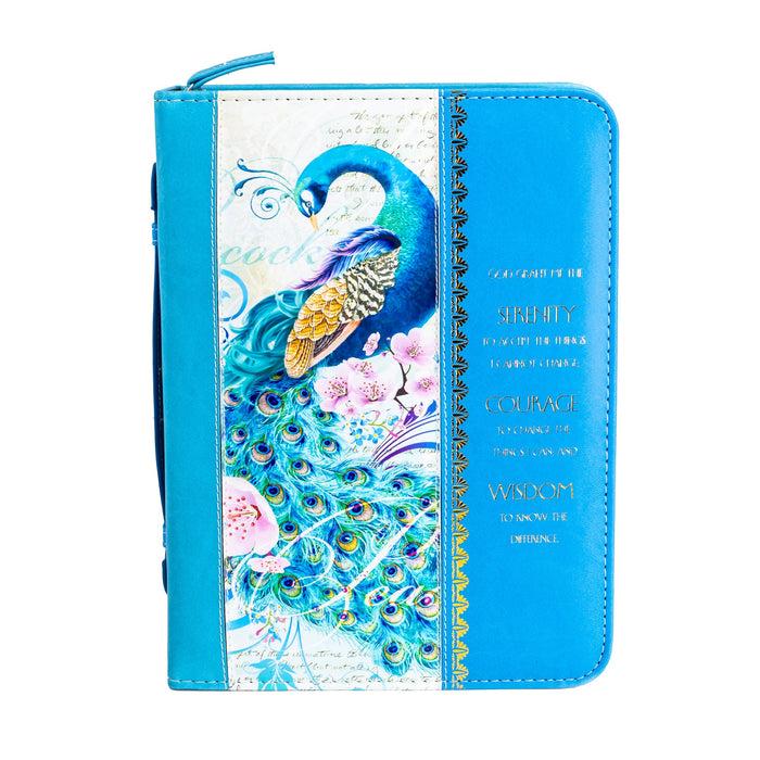 Divinity Boutique Divine Details: Bible Cover - Peacock Serenity Prayer