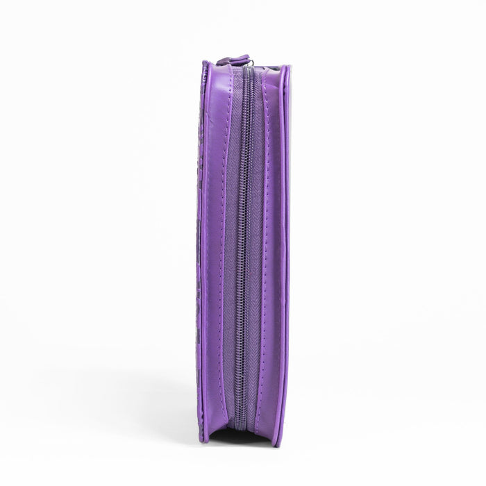 Divinity Boutique Divine Details: Bible Cover - Purple For I Know The Plans - Jeremiah 29:11