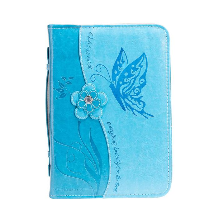Divinity Boutique Divine Details: Bible Cover - Teal Butterfly - Ecclesiastes 3:11