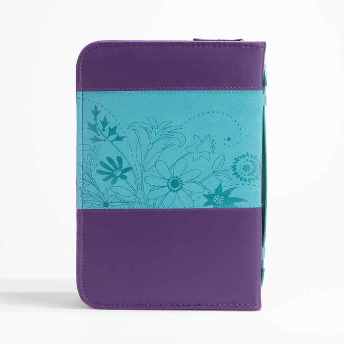 Divinity Boutique Divine Details: Bible Cover - Teal & Purple God Saw - Genesis 1:31