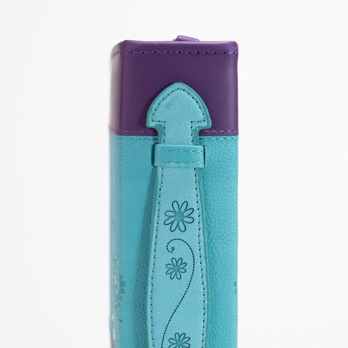 Divinity Boutique Divine Details: Bible Cover - Teal & Purple God Saw - Genesis 1:31