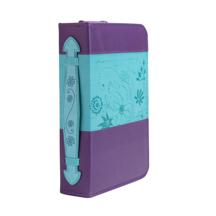 divinity boutique Divine Details: Bible Cover - Teal & Purple God Saw - Genesis 1:31