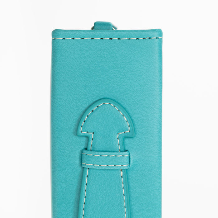 Divinity Boutique Divine Details: Bible Cover - Teal She Is Clothed In Strength - Proverbs 31:25