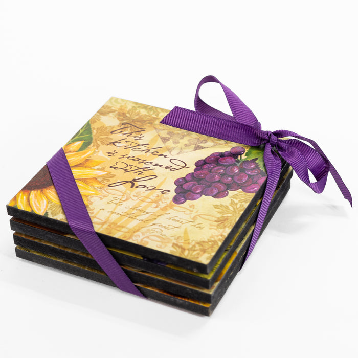 Divinity Boutique Bella Vita Wooden Coaster