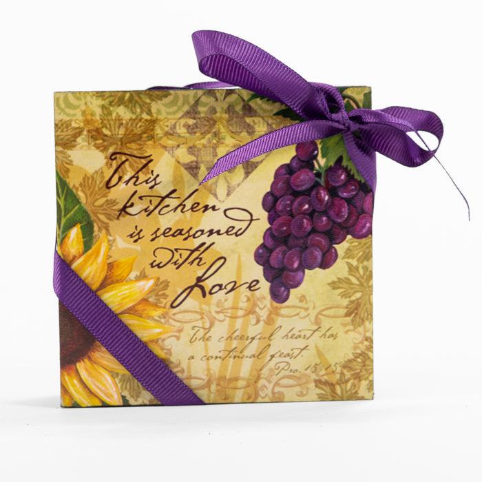 Divinity Boutique Bella Vita Wooden Coaster