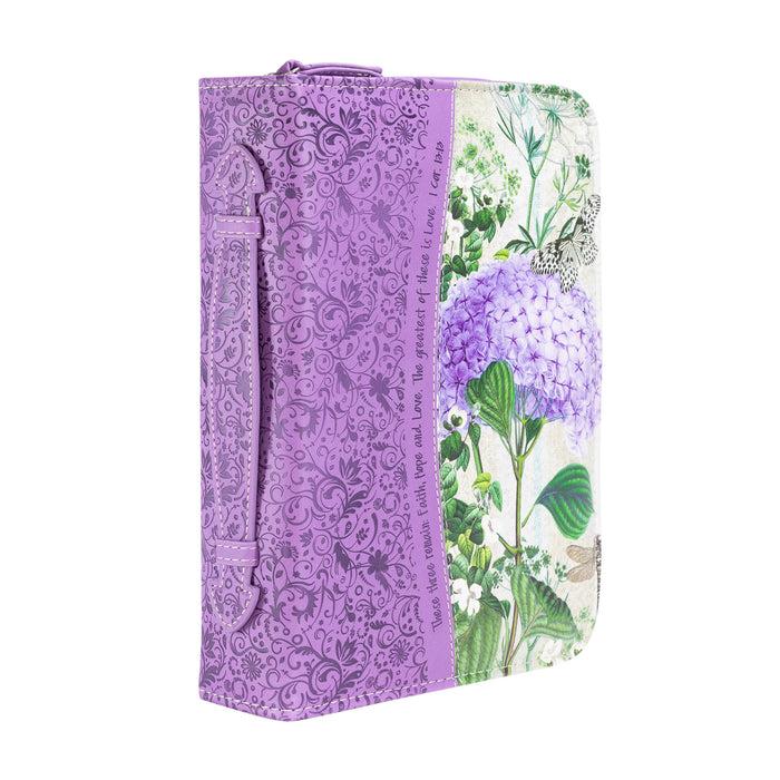 divinity boutique Bible Cover - Purple Hydrangea