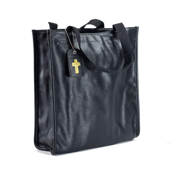 divinity boutique Black Bible Study Tote Bag