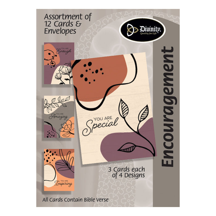 divinity boutique Boxed Cards: Encouragement Modern