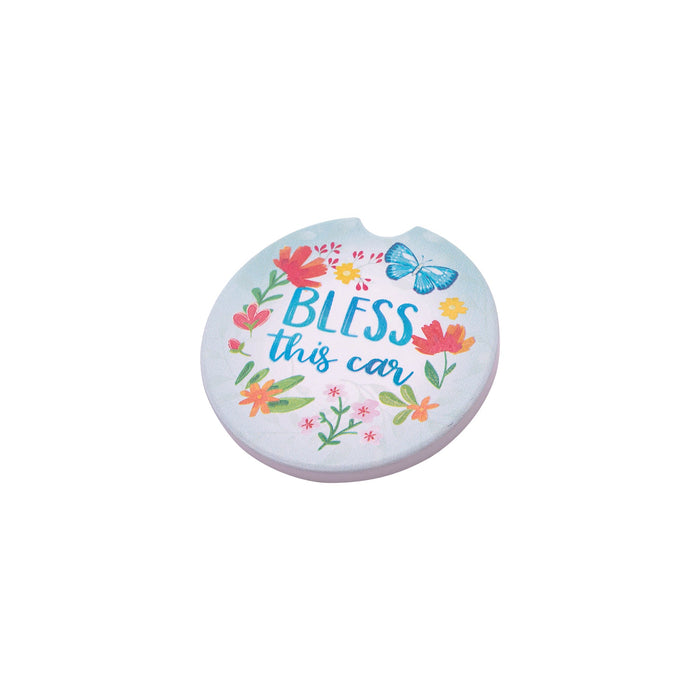 Divinity Boutique Car Coaster: Bless This Car