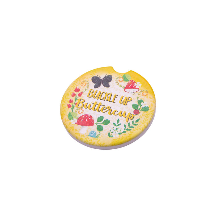 Divinity Boutique Car Coaster: Buckle Up