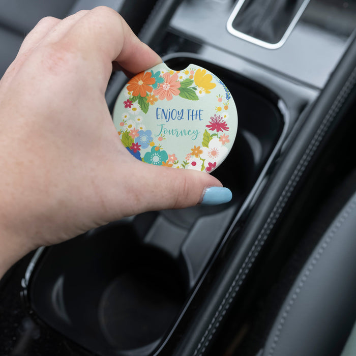 Divinity Boutique Car Coaster: Enjoy The Journey