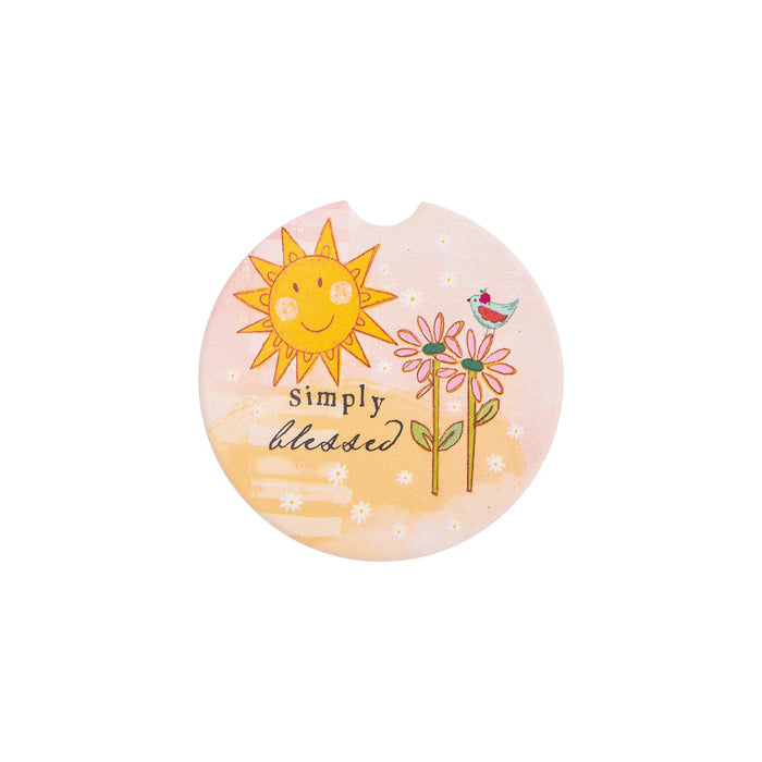 divinity boutique Car Coaster: Simply Blessed