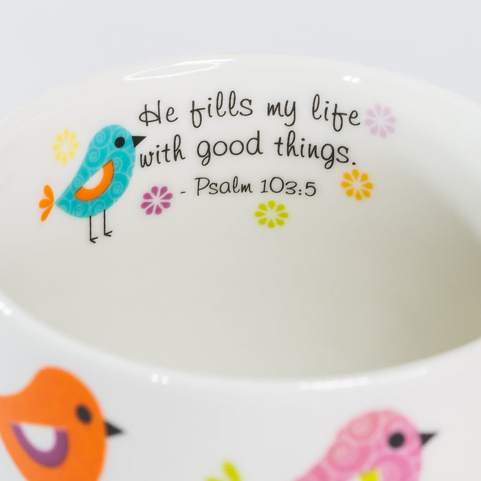 Divinity Boutique Ceramic Mug - Birds In Rows