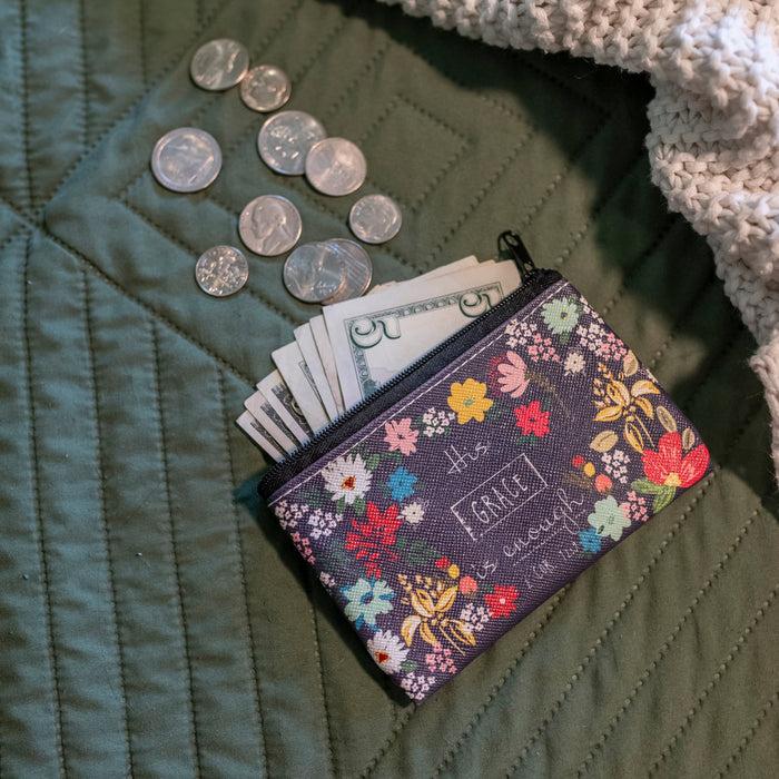 Divinity Boutique Coin Purse: His Grace 2 Cor. 12:9
