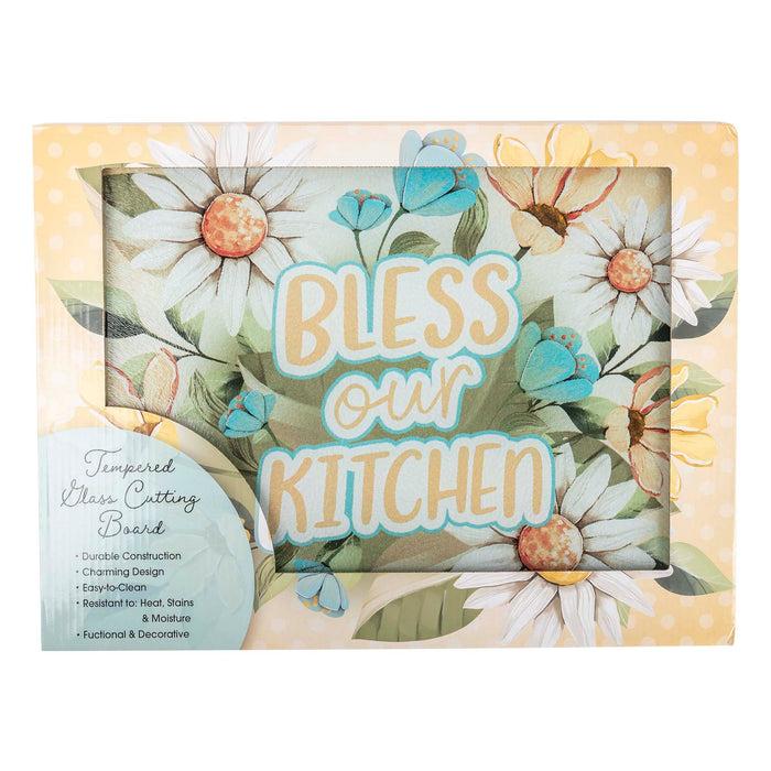 Divinity Boutique Cutting Board: Bless Our Kitchen