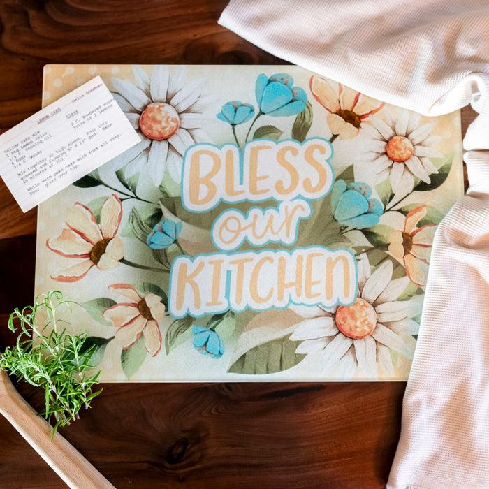 Divinity Boutique Cutting Board: Bless Our Kitchen