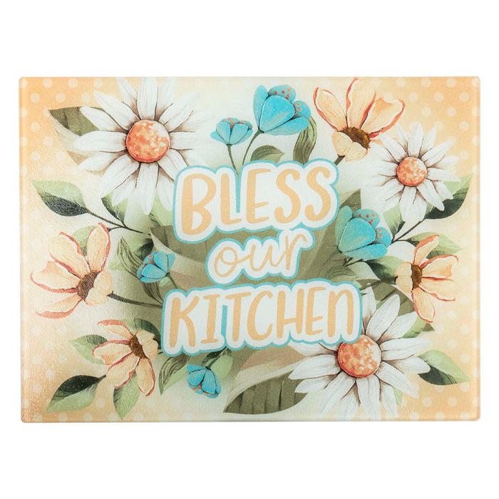 divinity boutique Cutting Board: Bless Our Kitchen
