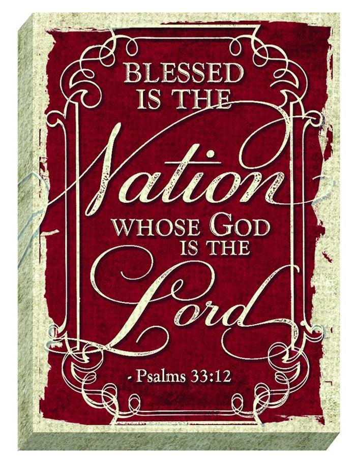 Divinity Boutique God Bless America: Canvas Magnet