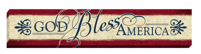 Divinity Boutique God Bless America: Canvas Magnet