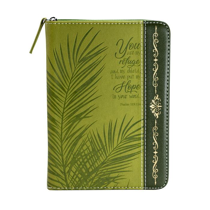 Divinity Boutique Journal - Green & Gold Palm Frond