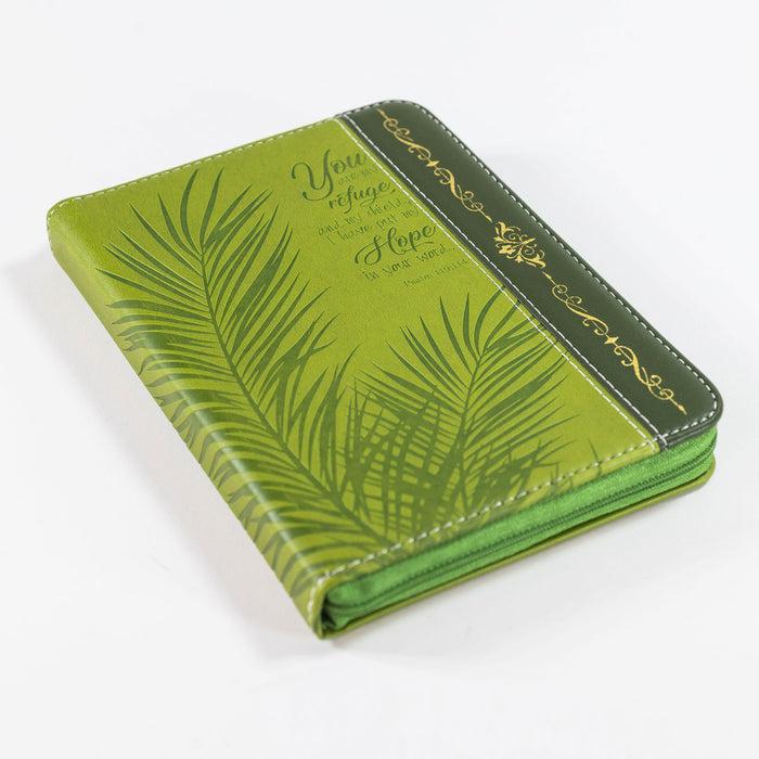 Divinity Boutique Journal - Green & Gold Palm Frond