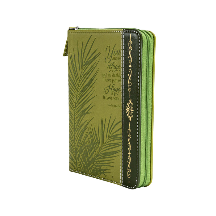 divinity boutique Journal - Green & Gold Palm Frond
