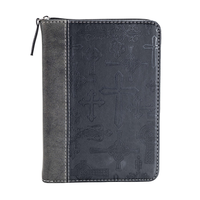 Divinity Boutique Journal - Silver Black Crosses