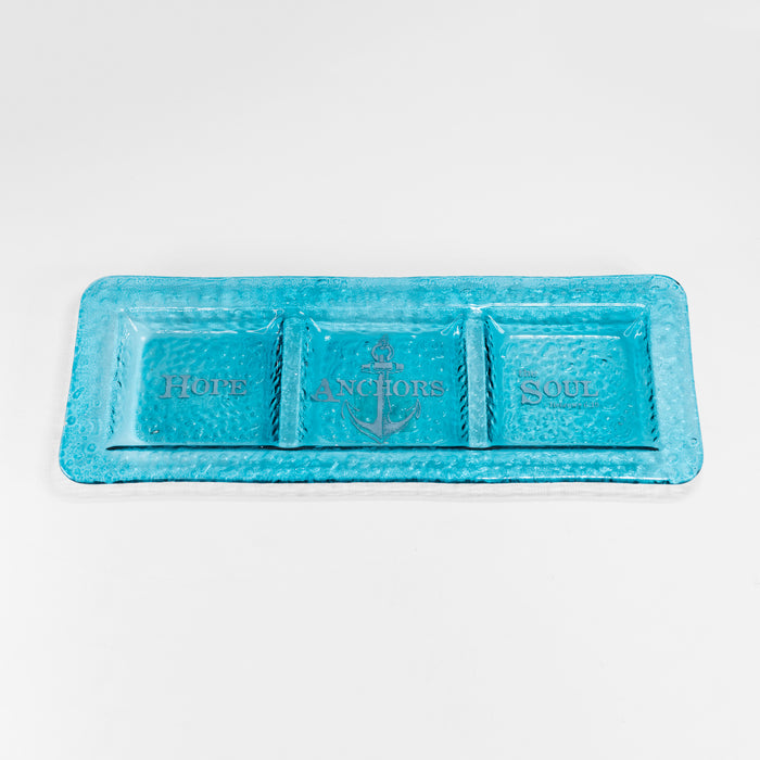 Divinity Boutique Nautical 3 Section Platter