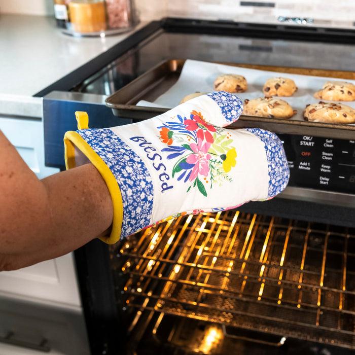 Divinity Boutique Oven Mitt: Clementine; Blessed