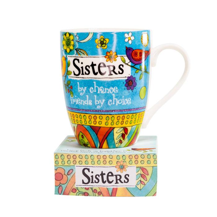 divinity boutique "Sister" Mug with Notepad Gift Set