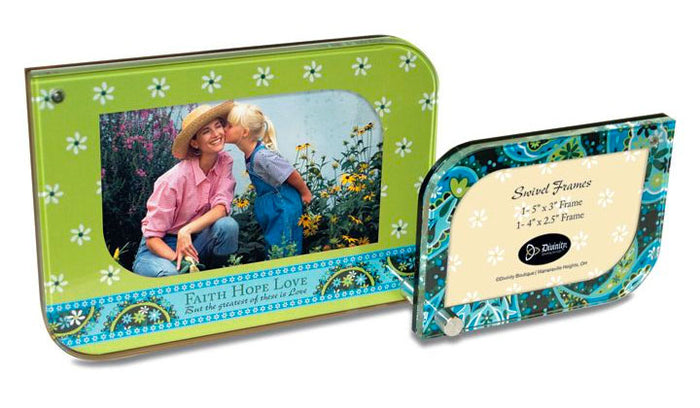 divinity boutique Swivel Frame: Peacock