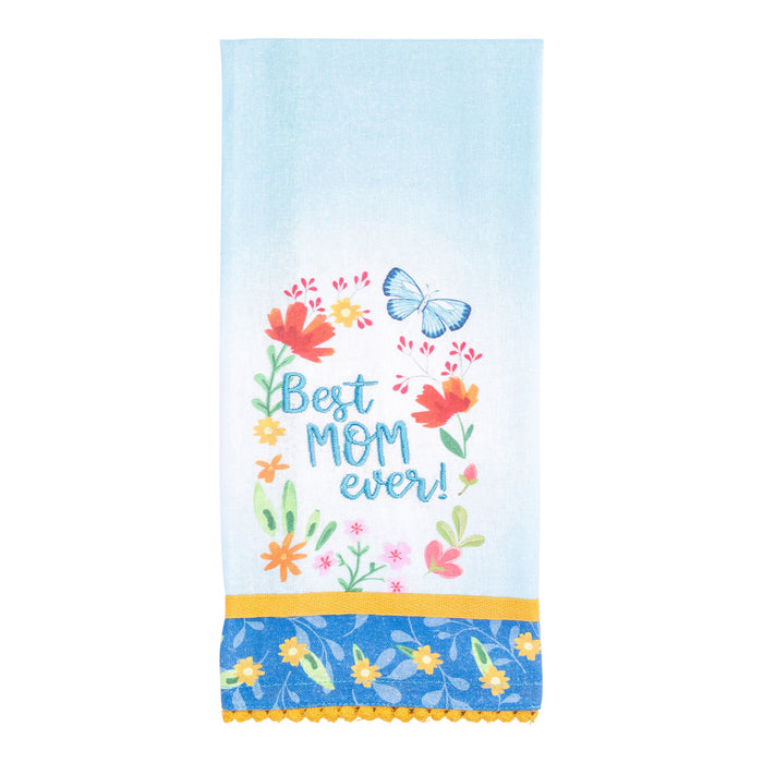 Divinity Boutique Tea Towel: Best Mom Ever