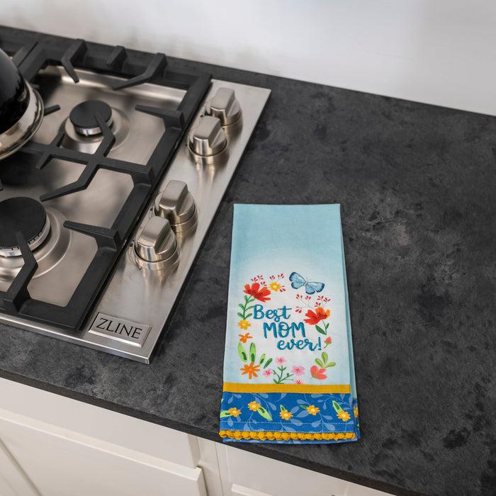 Divinity Boutique Tea Towel: Best Mom Ever