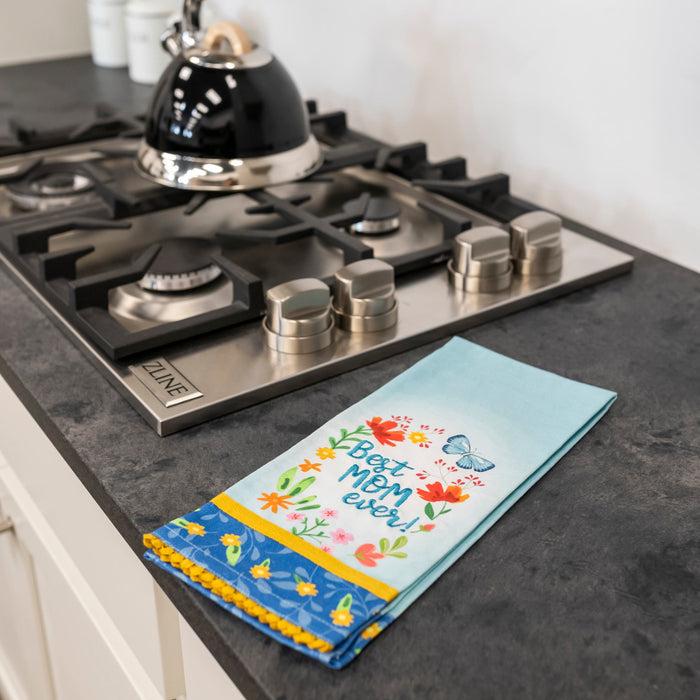 Divinity Boutique Tea Towel: Best Mom Ever