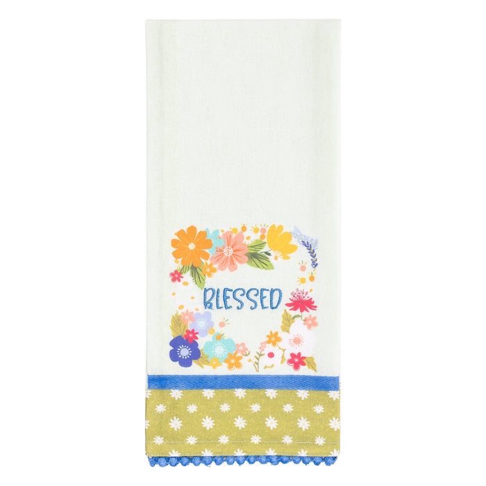 Divinity Boutique Tea Towel: Blessed