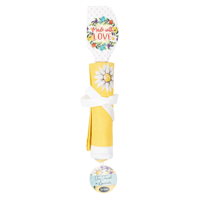 Divinity Boutique Tea Towel & Spatula Gift Set: Love