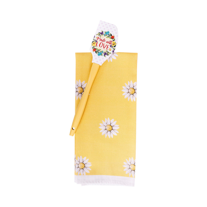 divinity boutique Tea Towel & Spatula Gift Set: Love