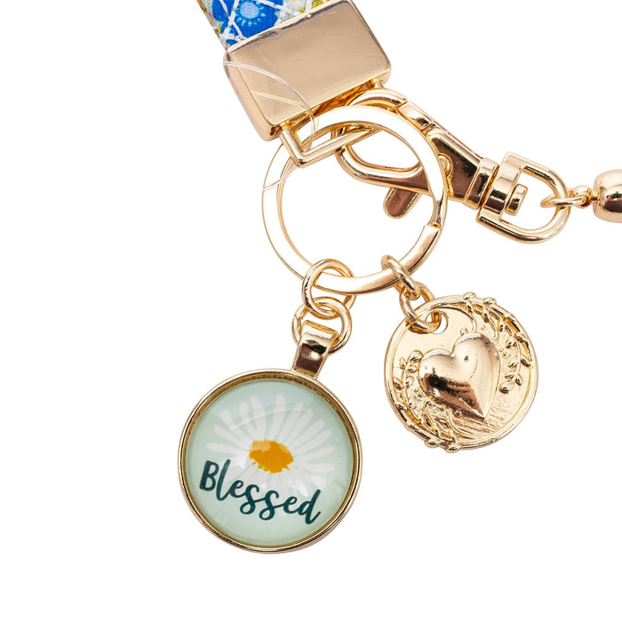 Divinity Boutique Wristlet Keychain: Blessed