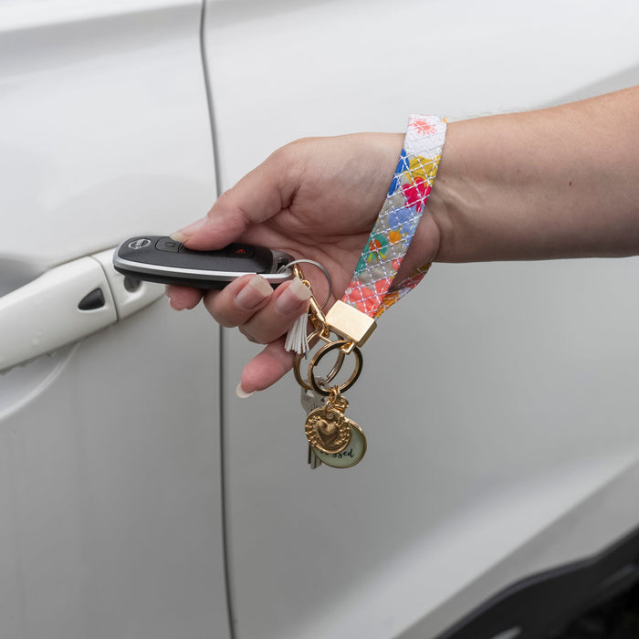 Divinity Boutique Wristlet Keychain: Blessed