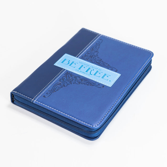 Divinity Boutique Zippered Journal - Blue Be Free