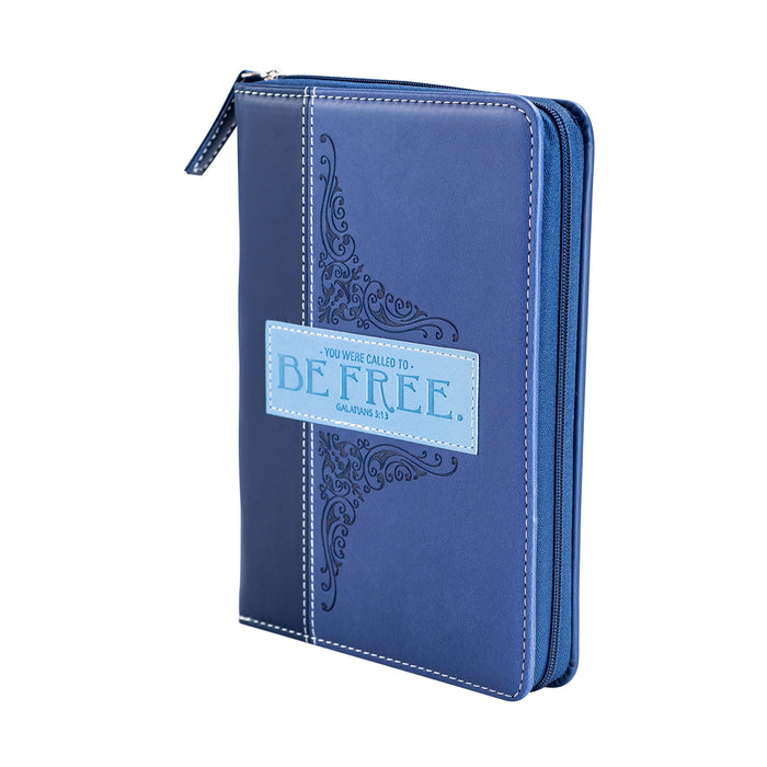 divinity boutique Zippered Journal - Blue Be Free