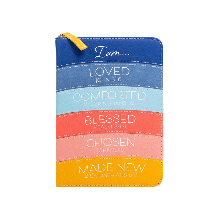 divinity boutique Zippered Journal: Modern Rainbow