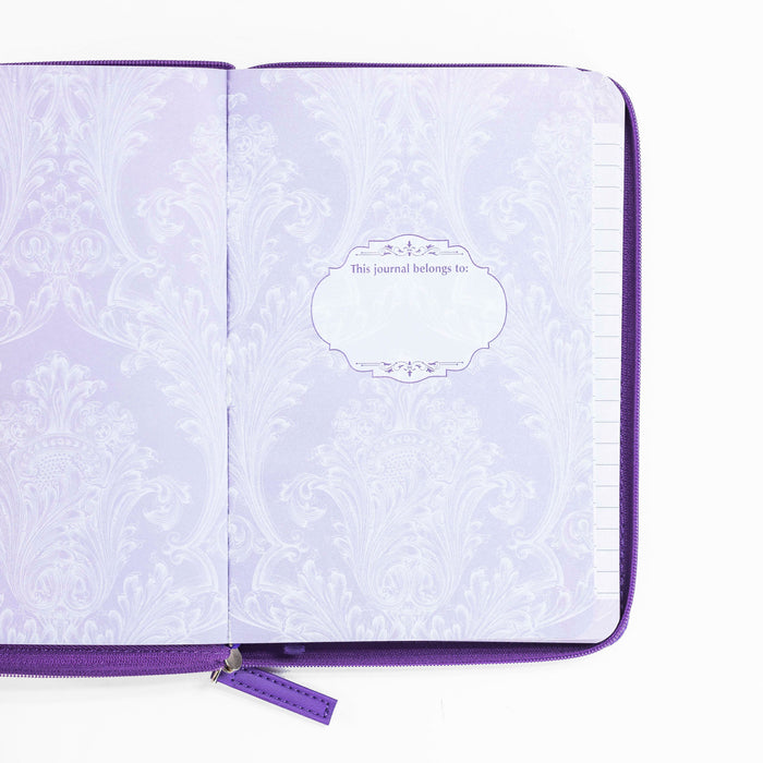 Divinity Boutique Zippered Journal - Purple Faith