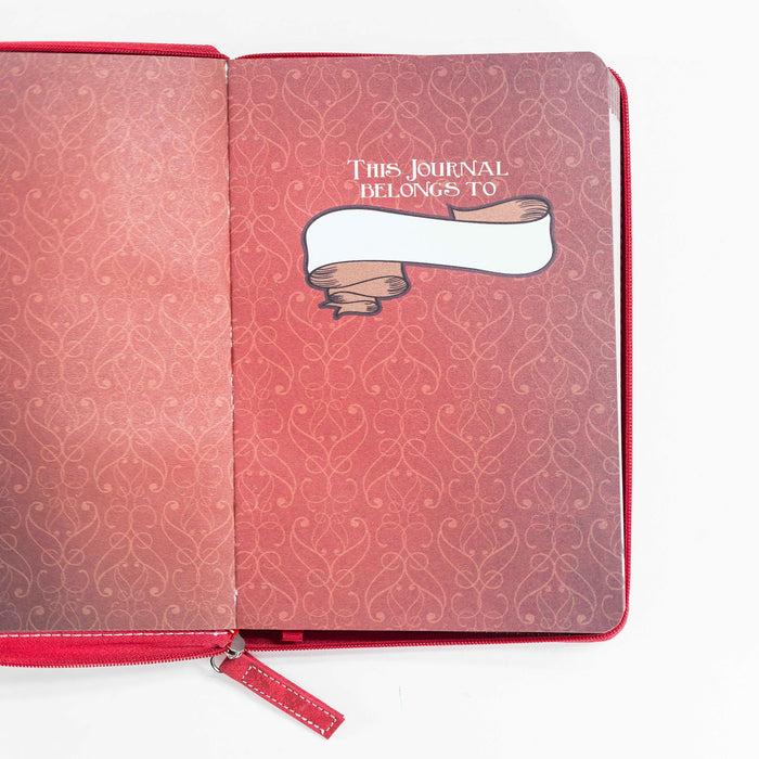 Divinity Boutique Zippered Journal - Red Proverbs 31