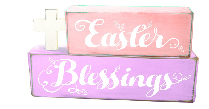 divinity boutique Easter Blessings Cross Stacked Blox