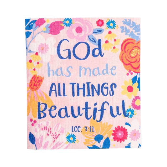 Divinity Boutique ECO Friendly Dishcloth Set: Beautiful Ecc. 3:11